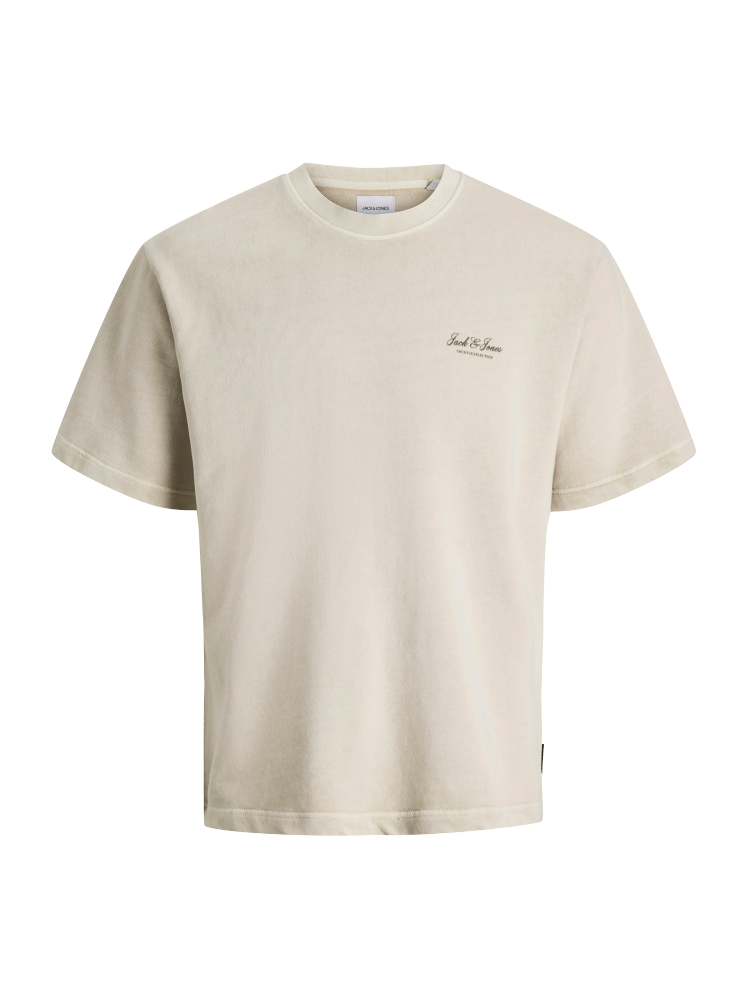 Felpa 'JJEARCHIVE' di JACK & JONES in beige: frontale