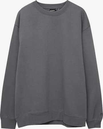 Pull&Bear Sweatshirt in Grau: predná strana