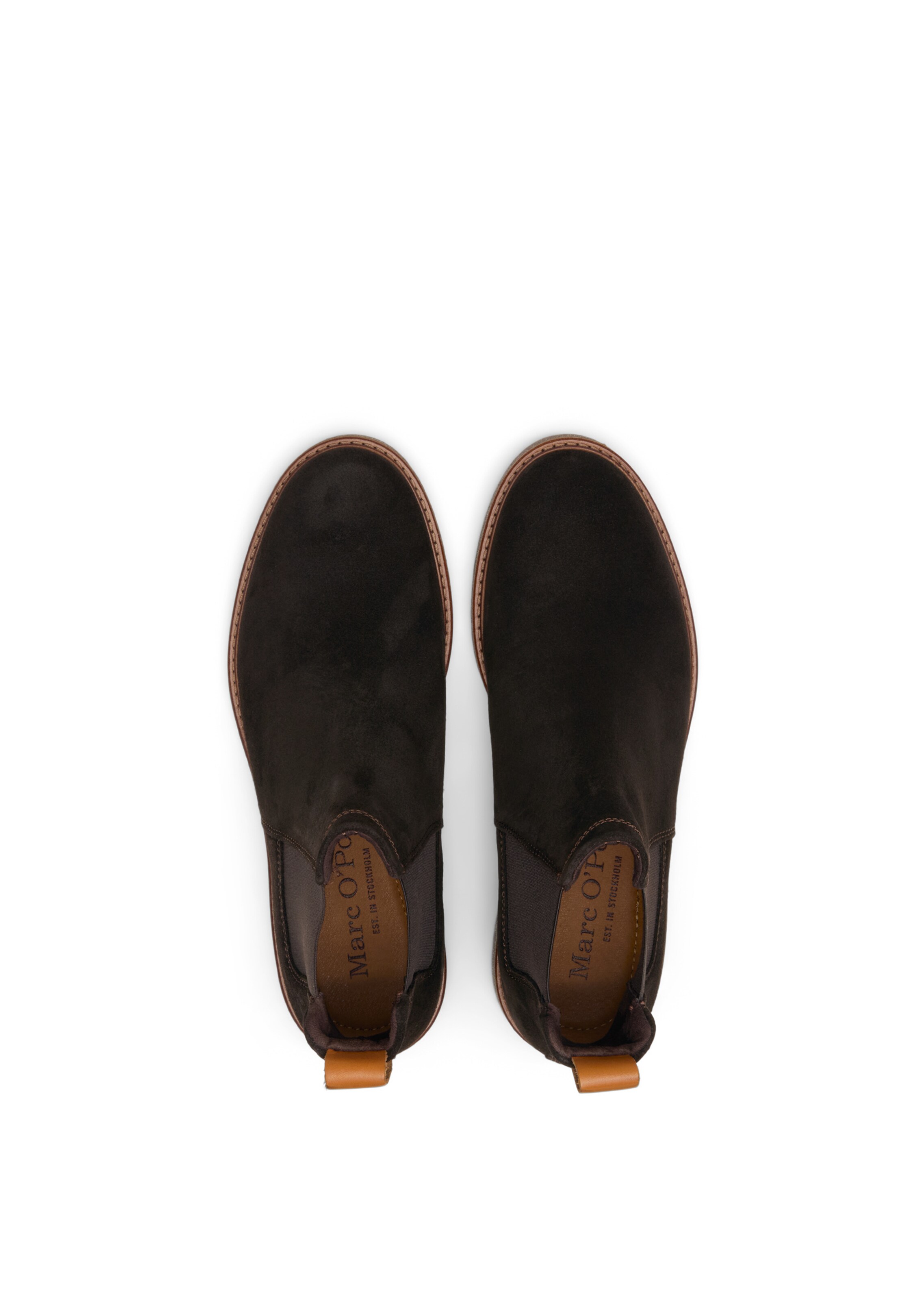 Marc O'Polo Chelsea Boots 'Linus' in Braun: oben