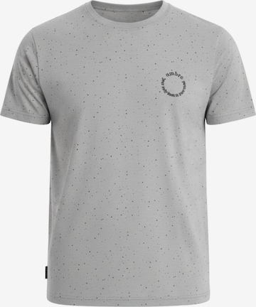 Ombre T-Shirt in Grau: Vorderseite