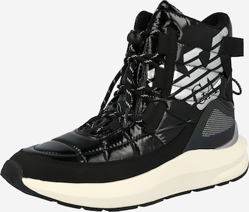 EA7 Emporio Armani - Botas de nieve en negro: frente