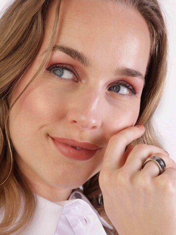 Bague 'Camille' Lucardi en argent : devant