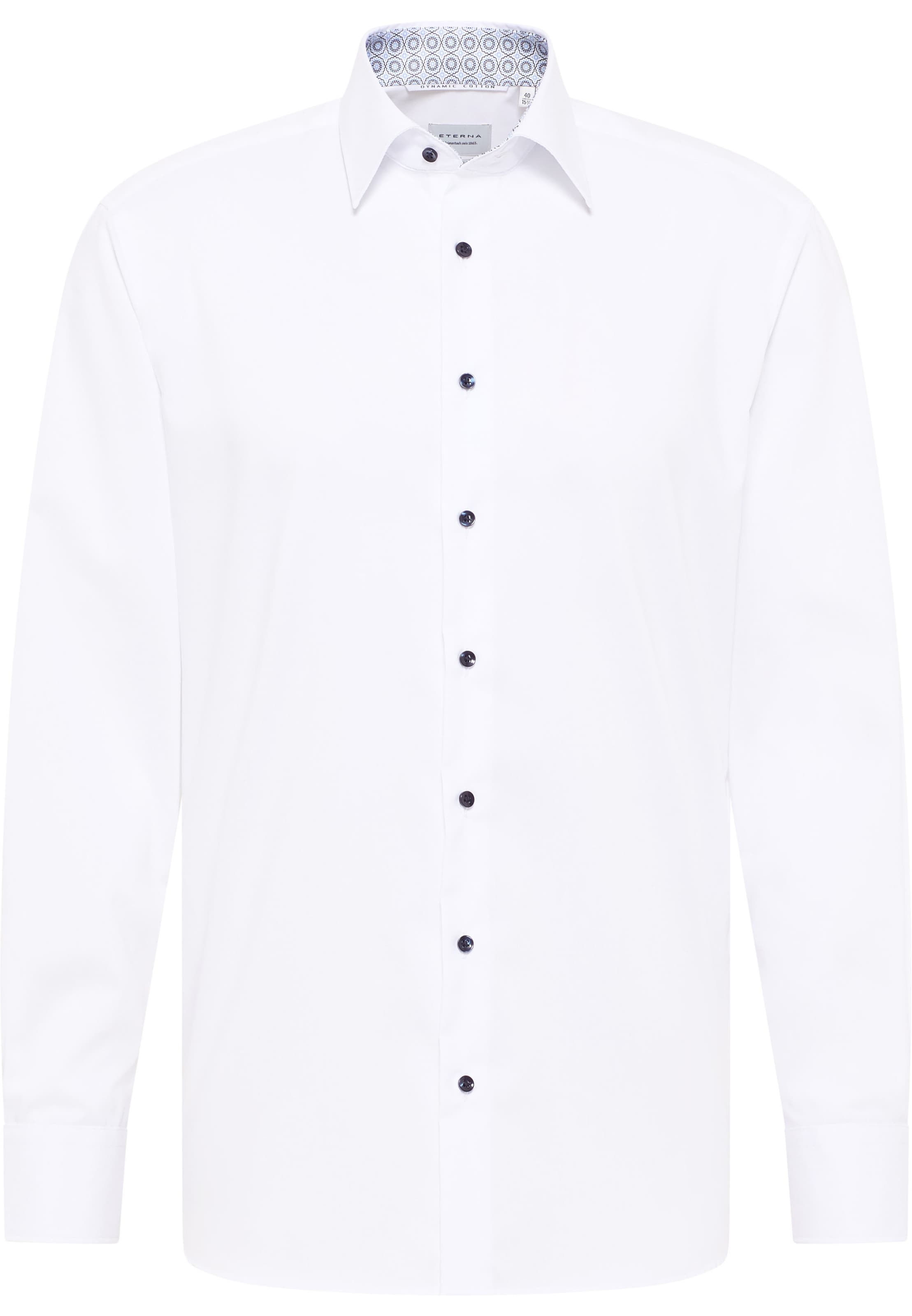 ETERNA Regular fit Zakelijk overhemd 'MODERN FIT ' in Wit: voorkant