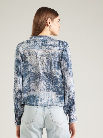 Chemisier 'Josette' GUESS en bleu