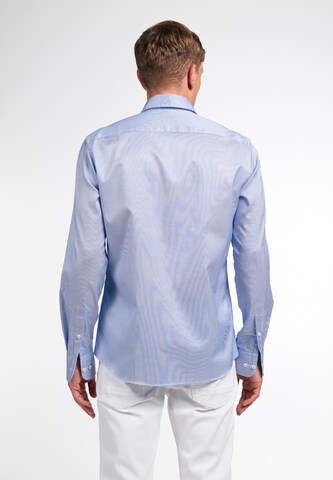 ETERNA Slim fit Button Up Shirt in Blue