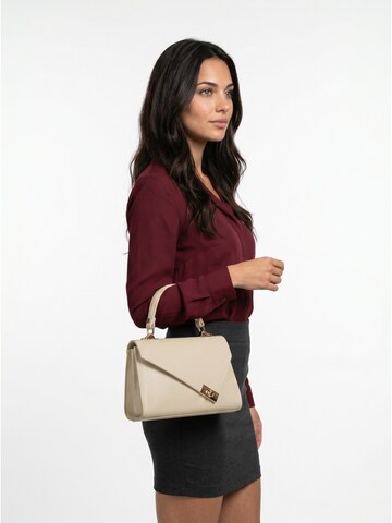 Cluty Handbag in Beige: front