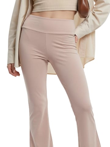 Alexa Dash Flared Trousers in Pink