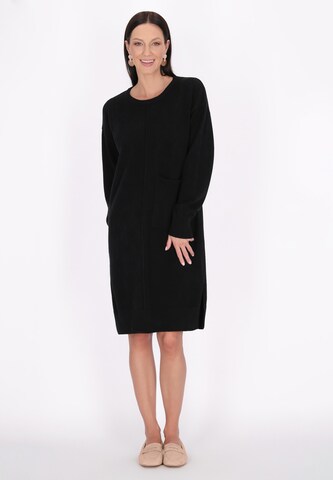 Usha Knit dress in Black: front