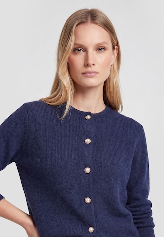 Cardigan DreiMaster Klassik en bleu