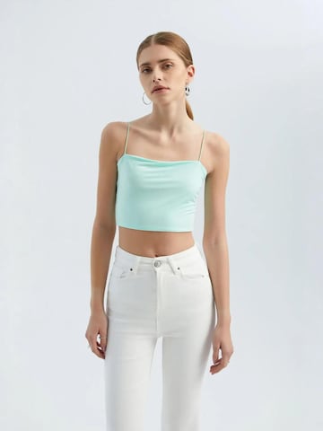 Hiccup Top 'Crop Top' w kolorze zielony: przód