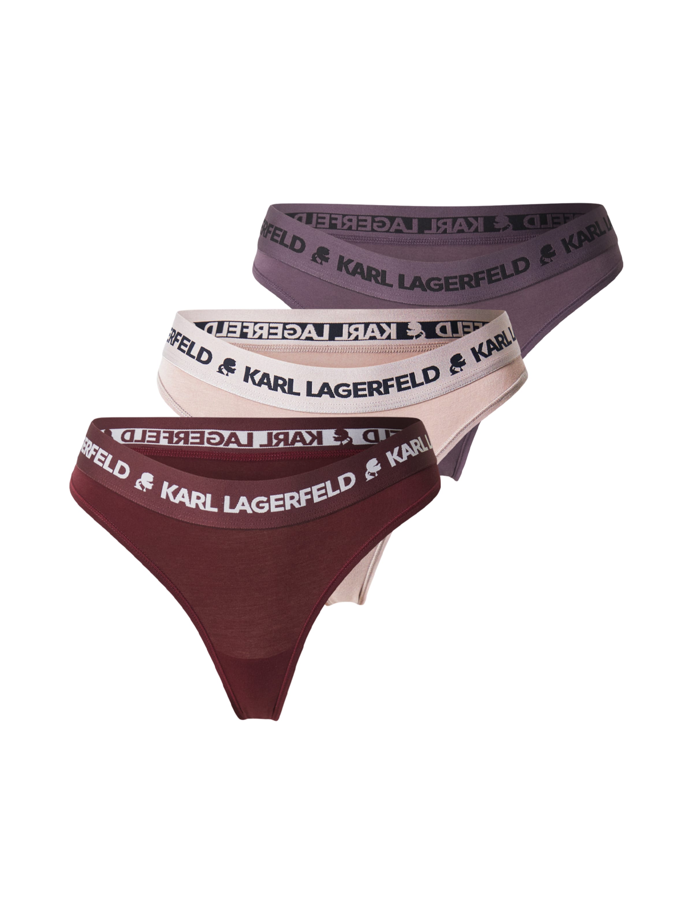 bēšs Karl Lagerfeld Stringu biksītes: no priekšpuses