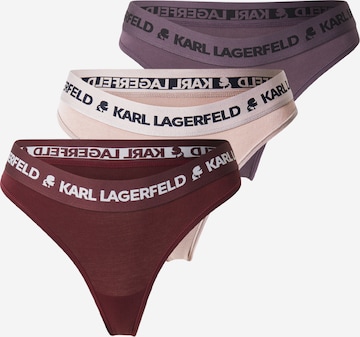 Karl LagerfeldTanga gaćice - bež boja: prednji dio