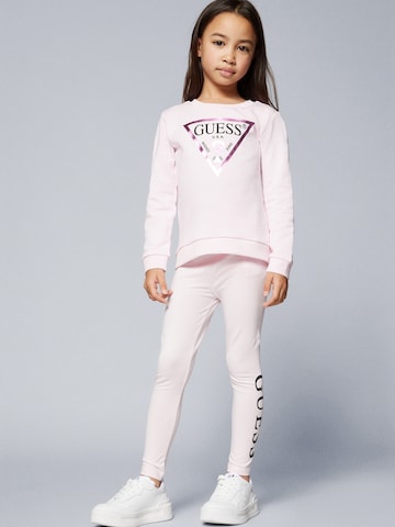 GUESS Sweatshirt in Pink