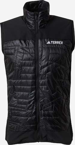 ADIDAS TERREX Sportbodywarmer 'Xperior Varilite' in Zwart: voorkant