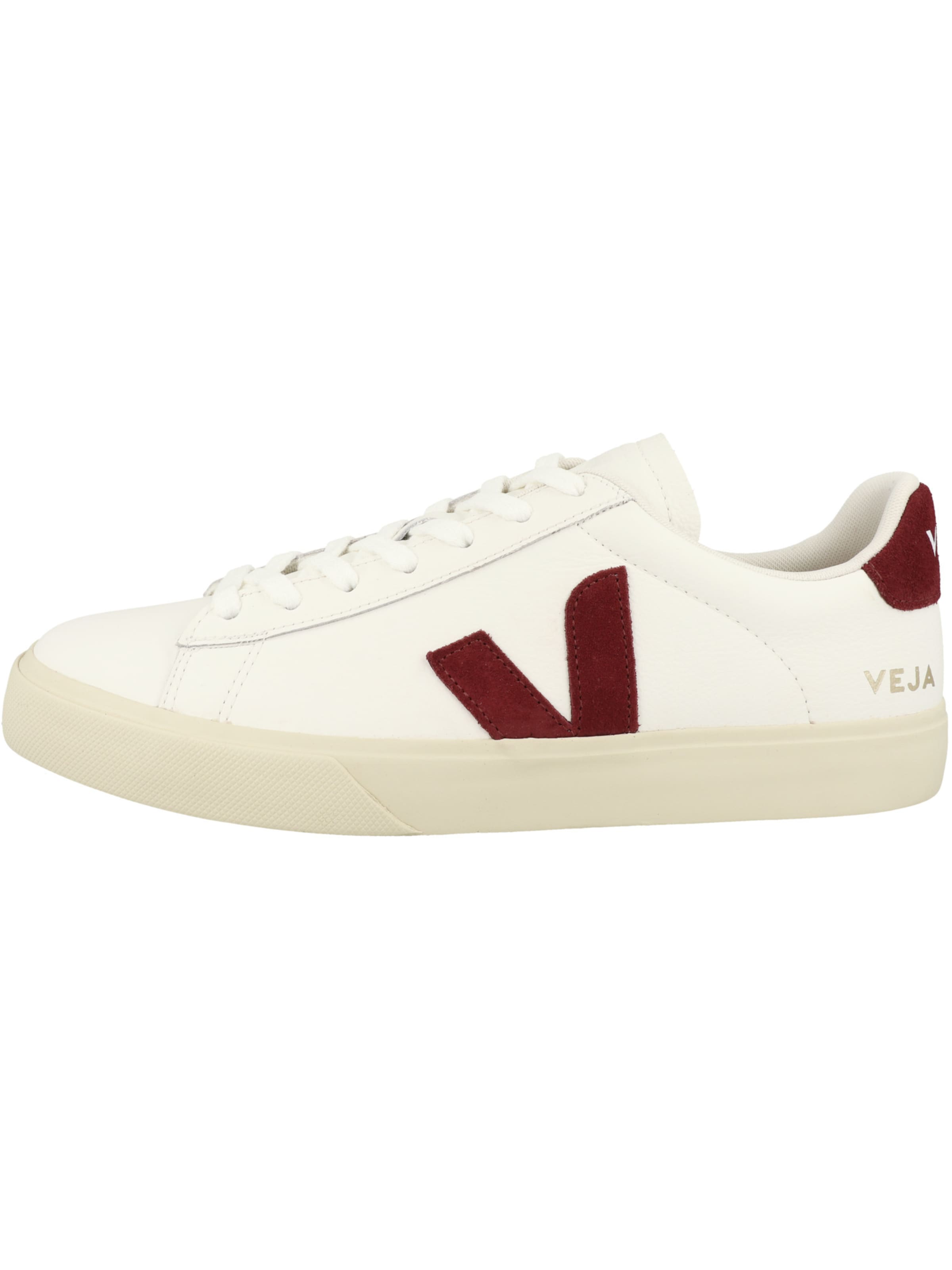 Veja Platform trainers ' Campo' in White: side