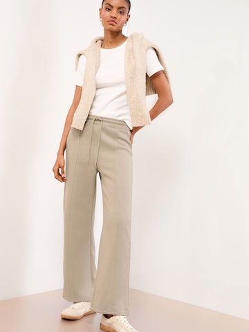 Lipsy Широки крачоли Панталон в бежово: отпред