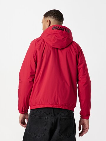 Veste mi-saison HOLLISTER en rouge