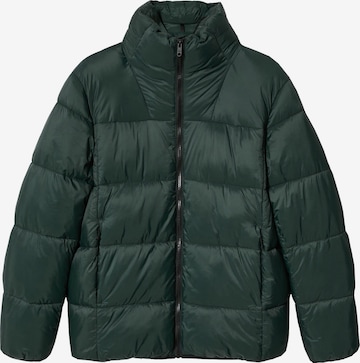 MANGO MAN Winter Jacket 'Doli' in Green: front