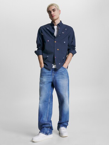 Tommy Jeans Pohodlné nošení Košile – modrá