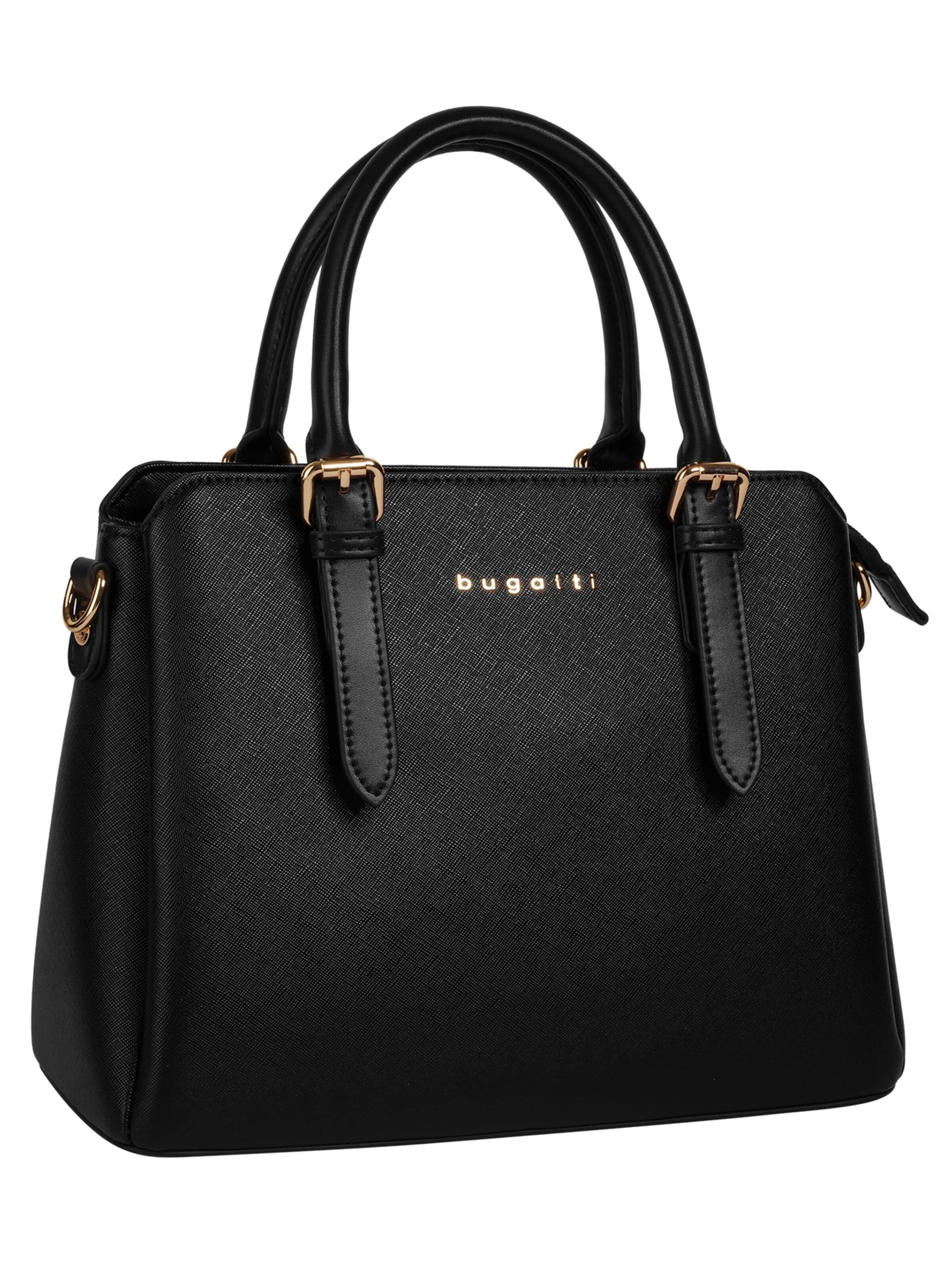 bugatti Handtasche 'ELLA SAFFIANO'‌ in Schwarz: Vorderseite