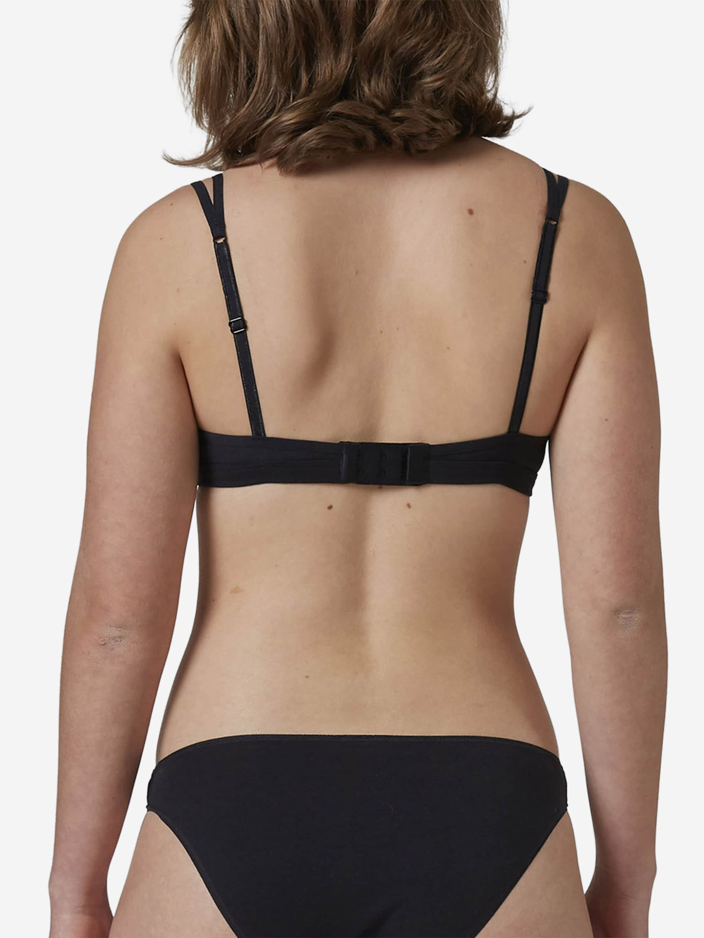 Triangle Soutien-gorge ' Cotton Essentials ' Skiny en noir