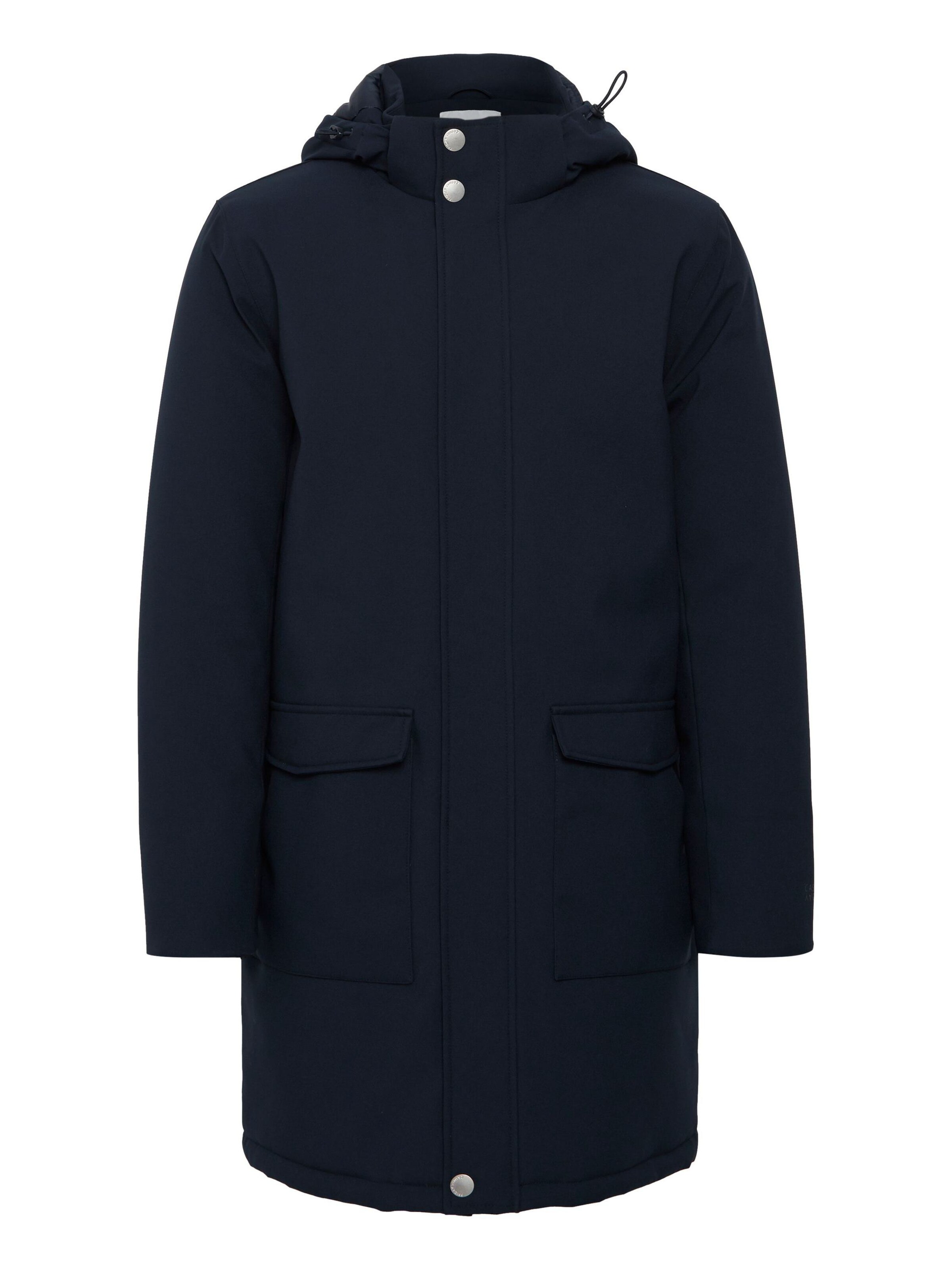 Casual Friday - Parka meia-estação 'Odin' em azul: frente