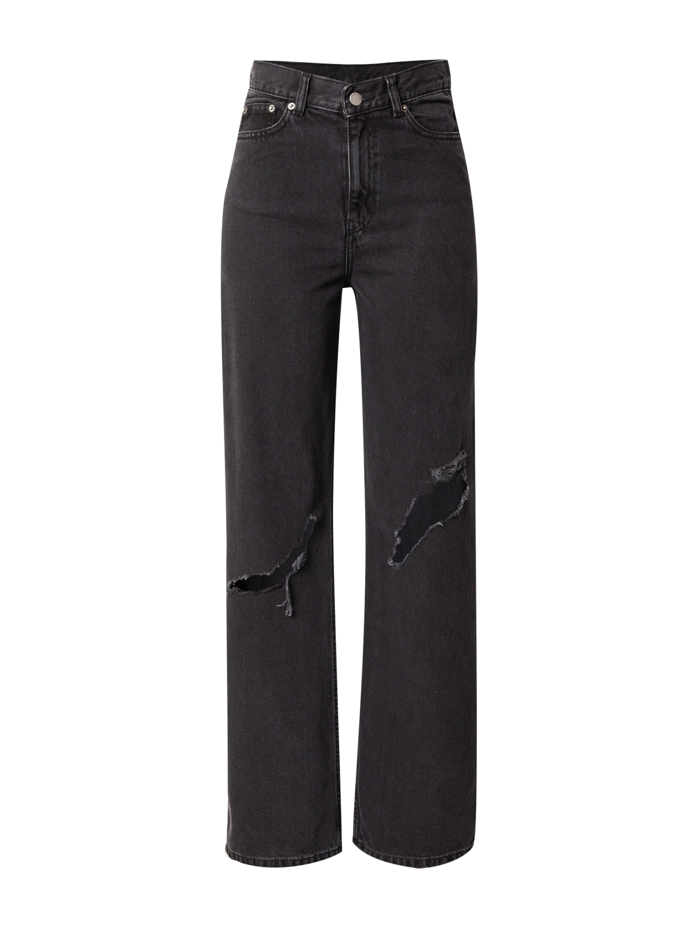 Dr. Denim Loosefit Jeans 'Echo' i svart: framsida
