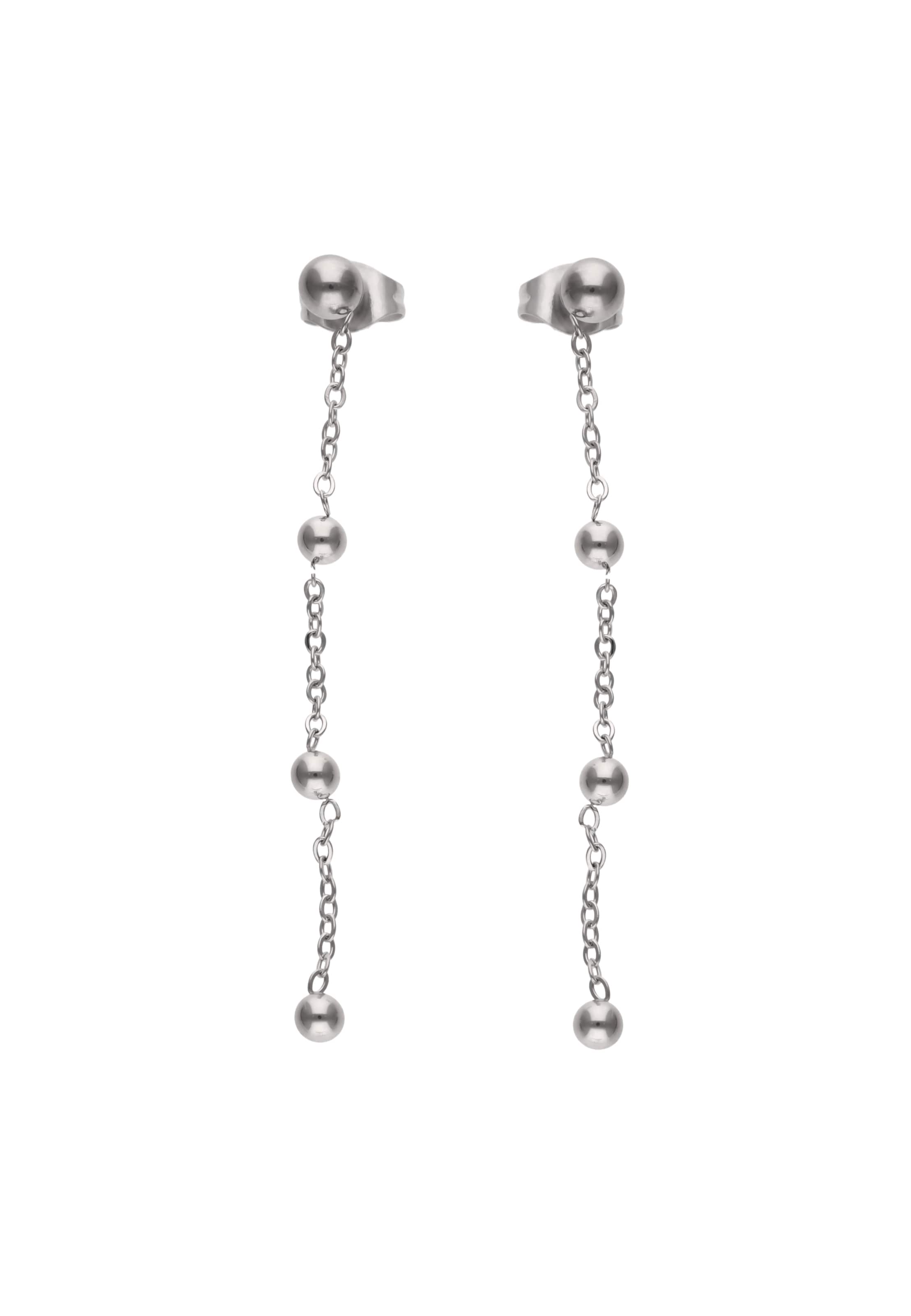 myMo at night Boucles d'oreilles en argent, Vue avec produit