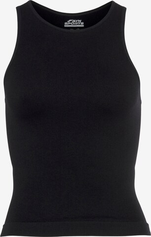 FAYN SPORTS Sports Top in Black: front