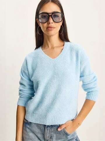 Bianco Lucci Pullover in Blau: Vorderseite