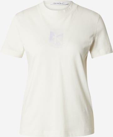 Calvin Klein Jeans T- Shirt in Weiß: predná strana