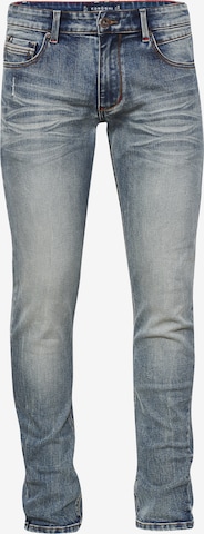 KOROSHI Regular Farkut värissä sininen: etupuoli