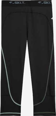 Coupe slim Pantalon de sport 4F en noir : devant