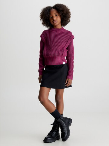 Calvin Klein Jeans Pullover in Lila