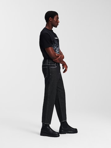 Karl Lagerfeld Avsmalnet Jeans i svart