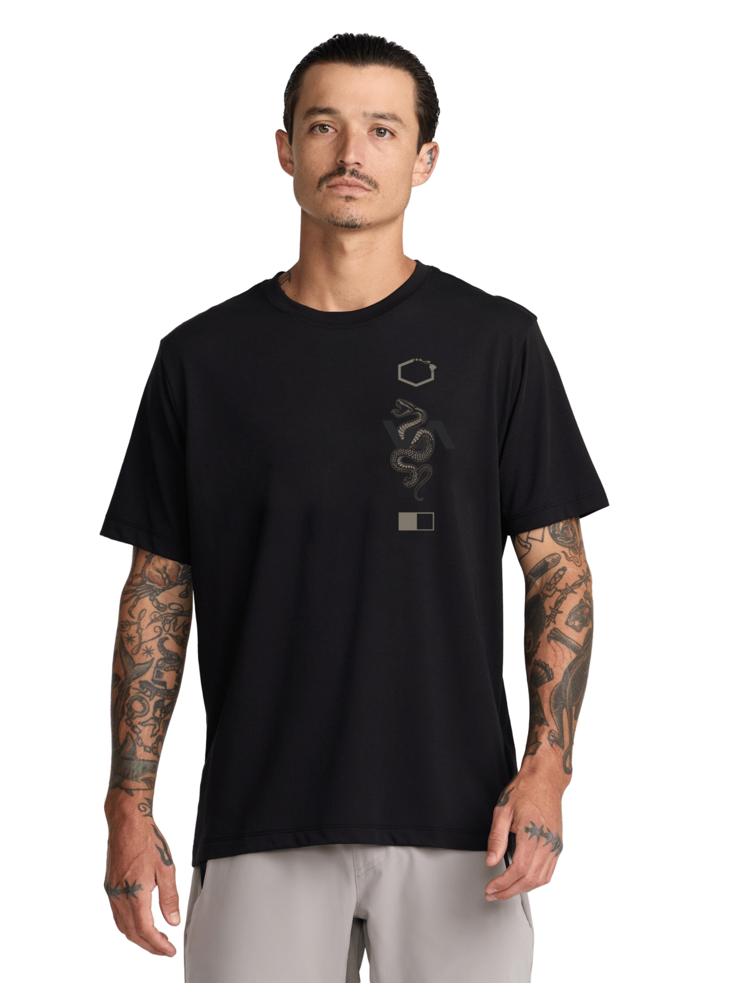 RVCA T-Shirt in Schwarz