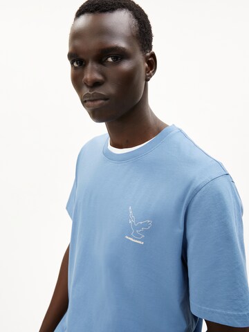 ARMEDANGELS Shirt 'Aadoni Nestling' in Blue: front