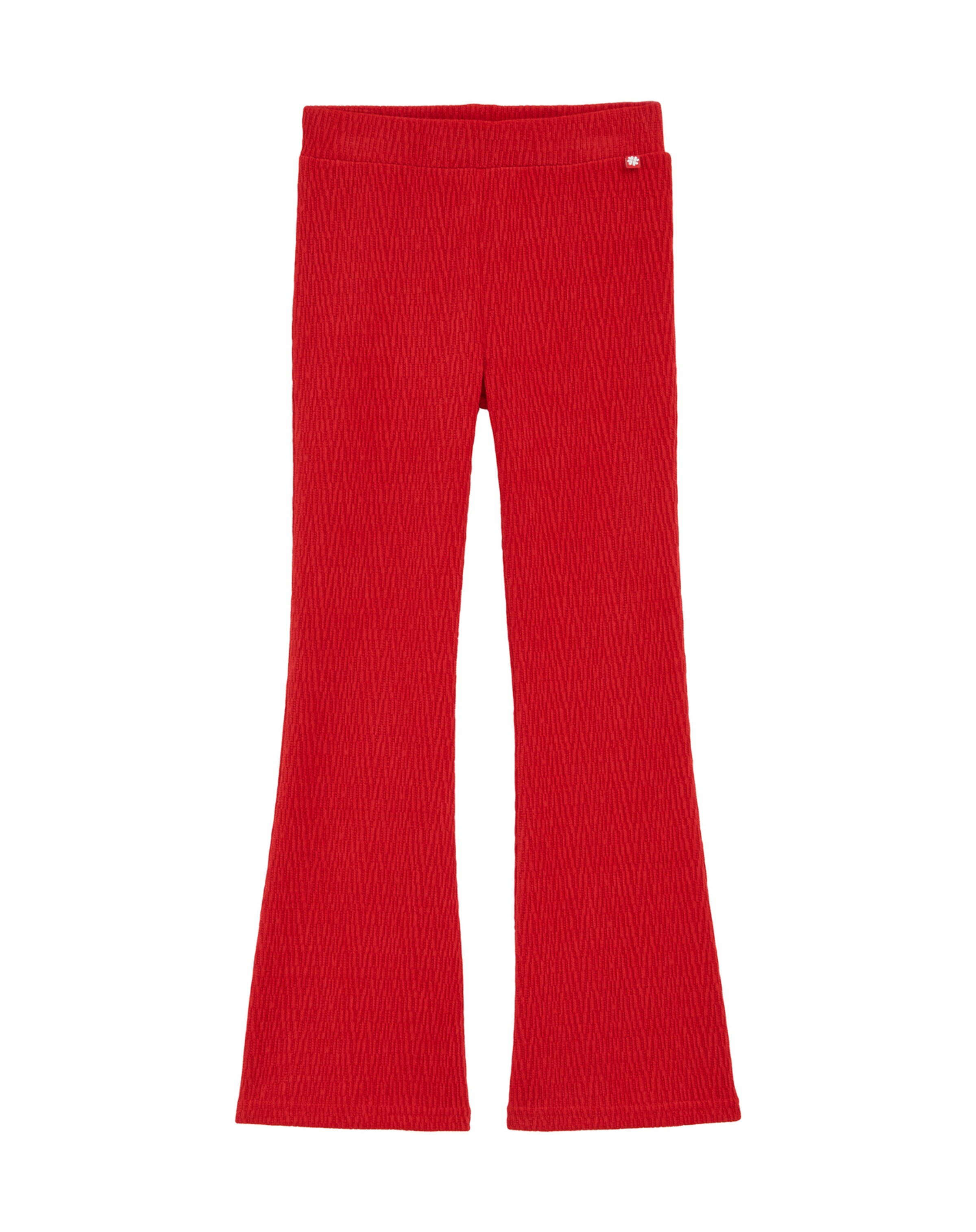 WE Fashion Zvonový Kalhoty – červená