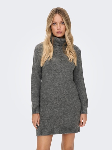 JDY Knitted dress 'Dinea' in Grey: front