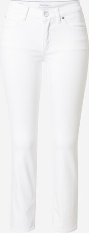 Calvin Klein Regular Дънки в бяло: отпред