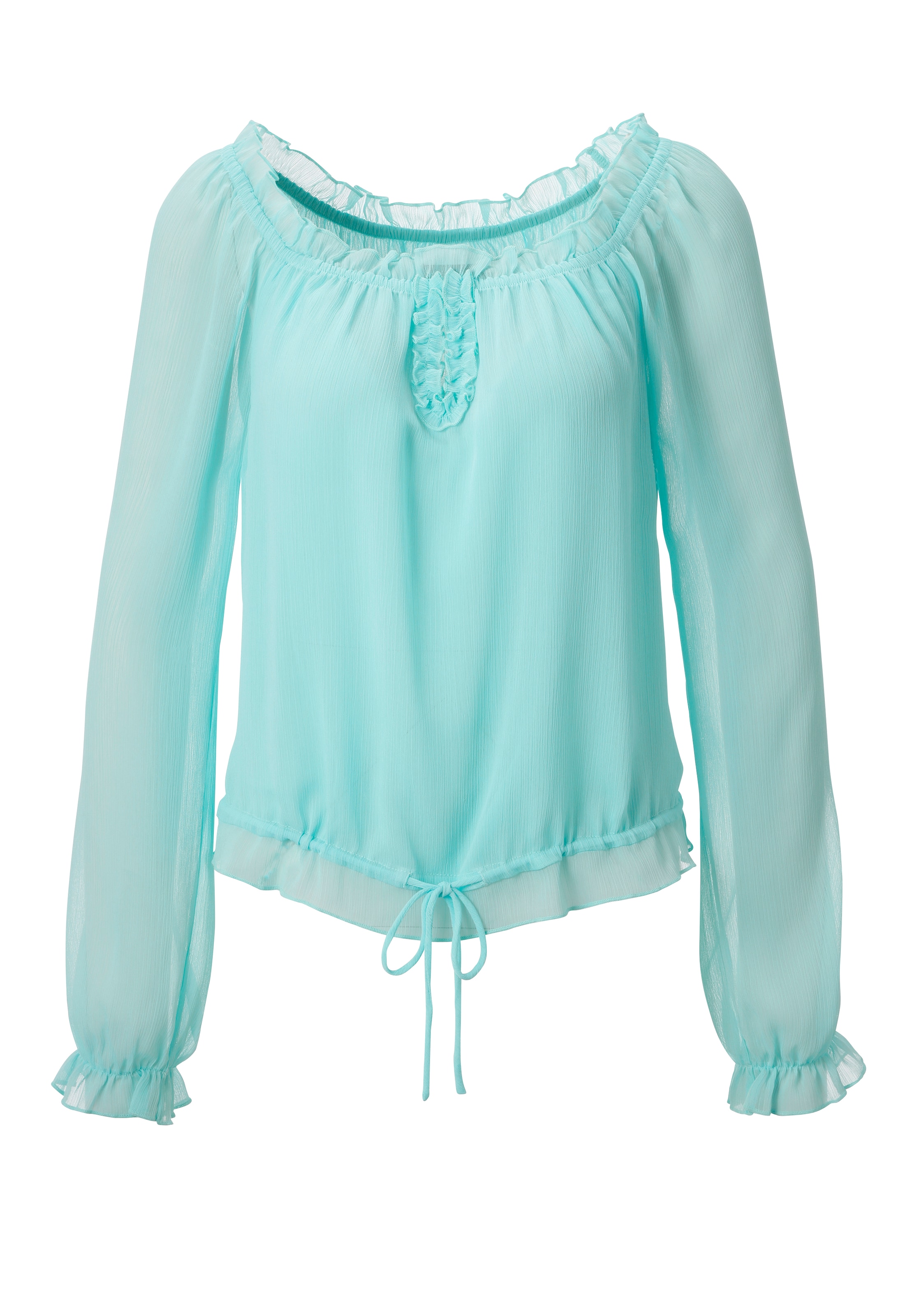 Aniston CASUAL Blouse in Blue: front