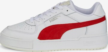 PUMA - Zapatillas deportivas bajas en blanco: frente