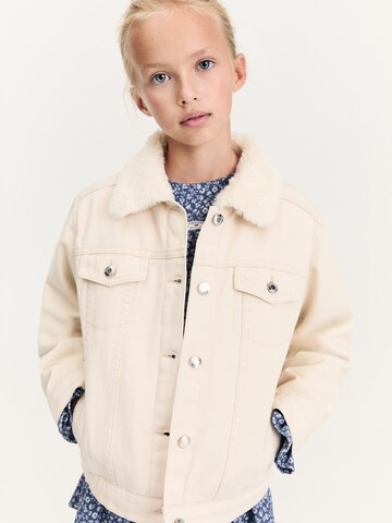 MANGO KIDS Tussenjas 'CAMILE' in Beige: voorkant