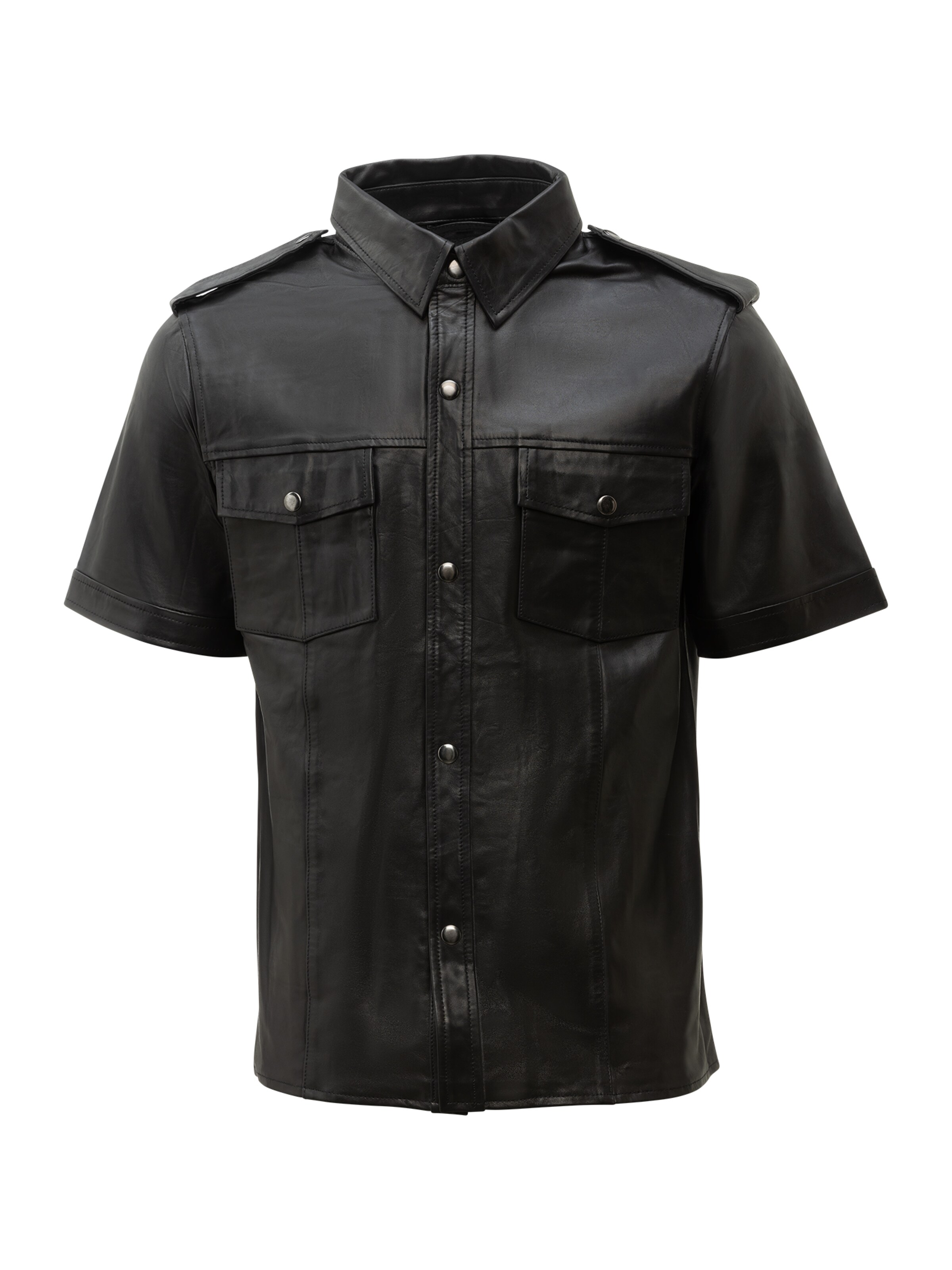 RICANO - Ajuste regular Camisa en negro: frente