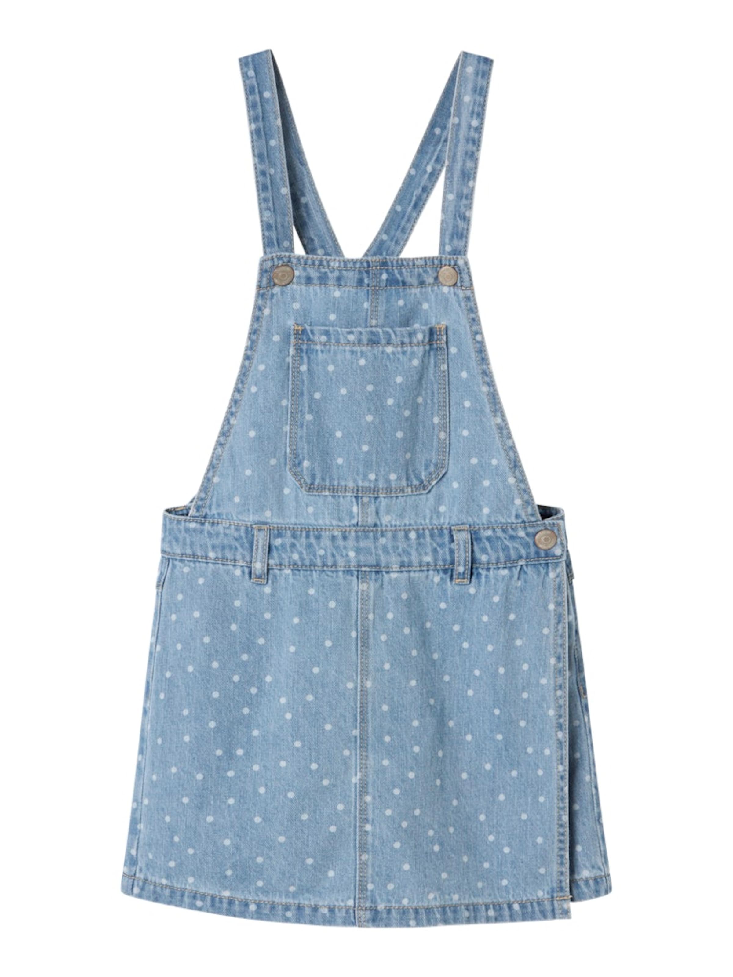 NAME IT Regular Overalls in Blue: front
