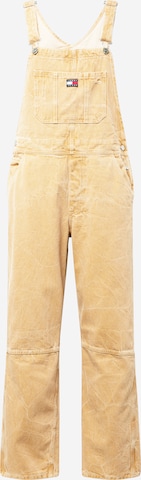 Loosefit Salopette en jean 'Aiden Baggy' Tommy Jeans en beige : devant