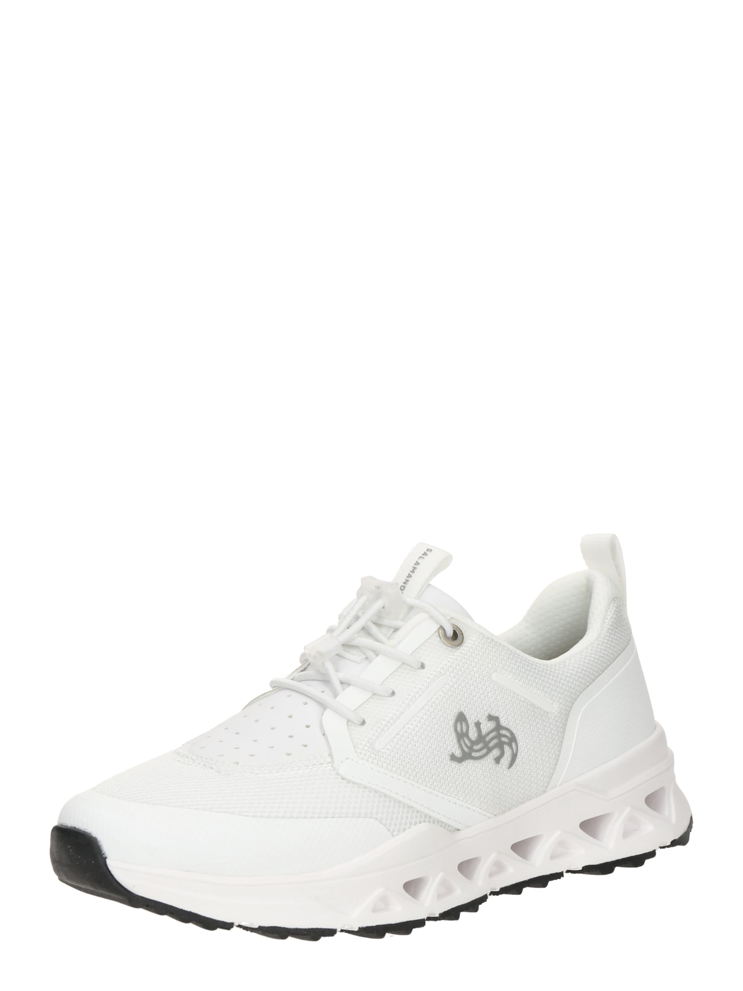 SALAMANDER Platform trainers in White: front