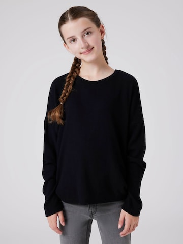 Pull-over TWO SOON en noir : devant