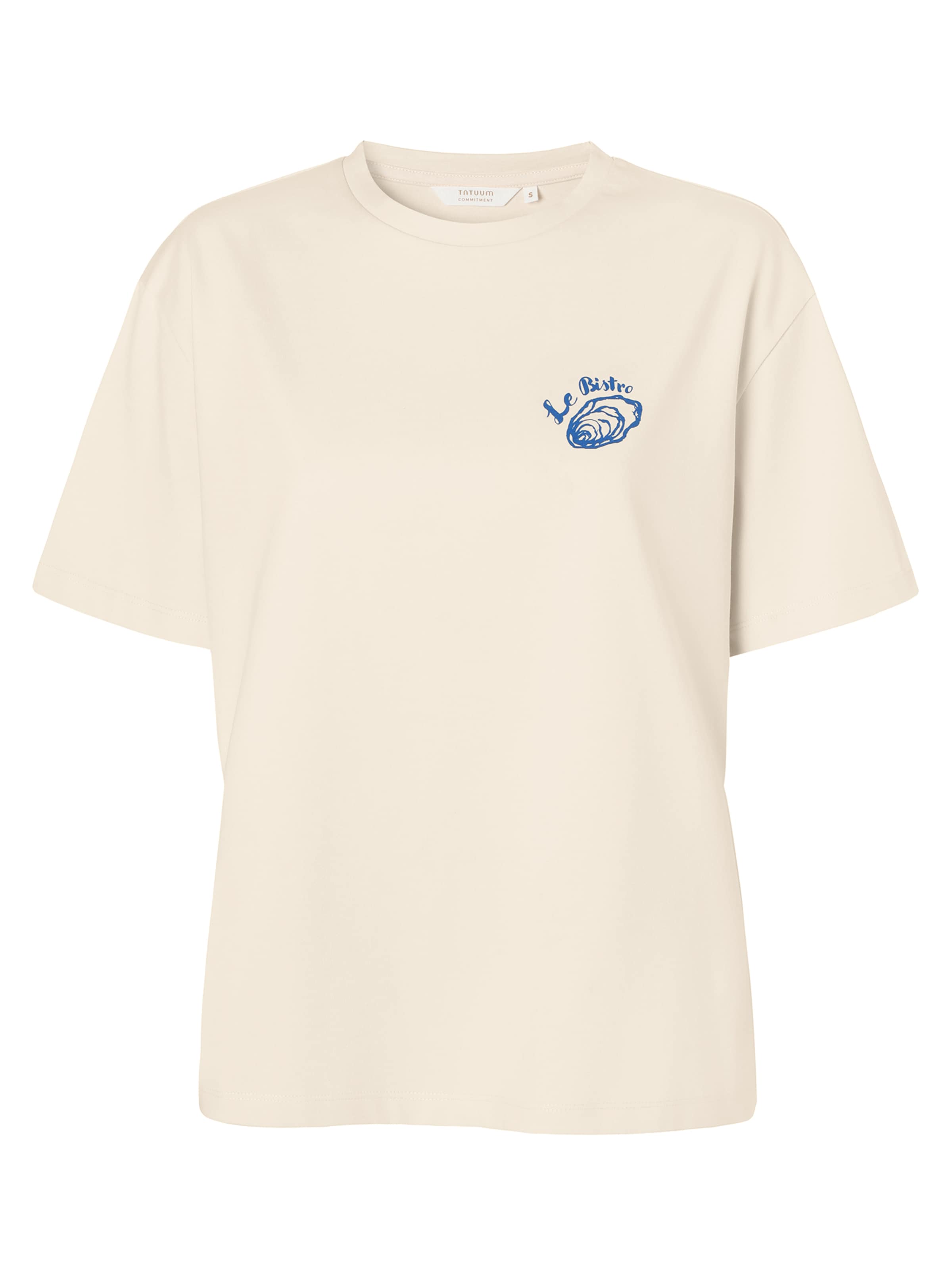 TATUUM Shirt in White: front