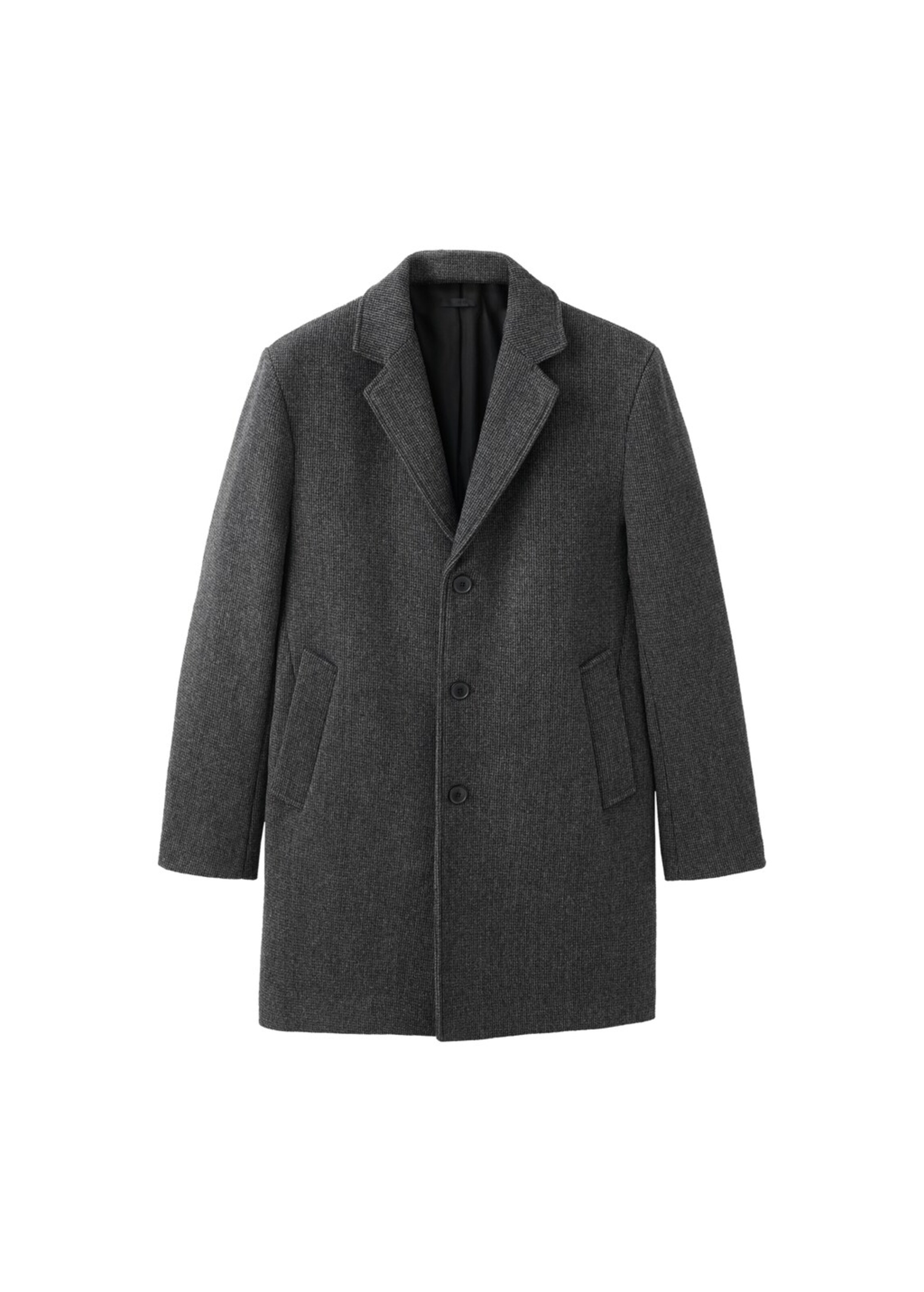 MANGO MAN Mantel 'Hake' in Grau: Vorderseite